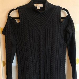 Black Chunky Knitted Sweater Michael Kors